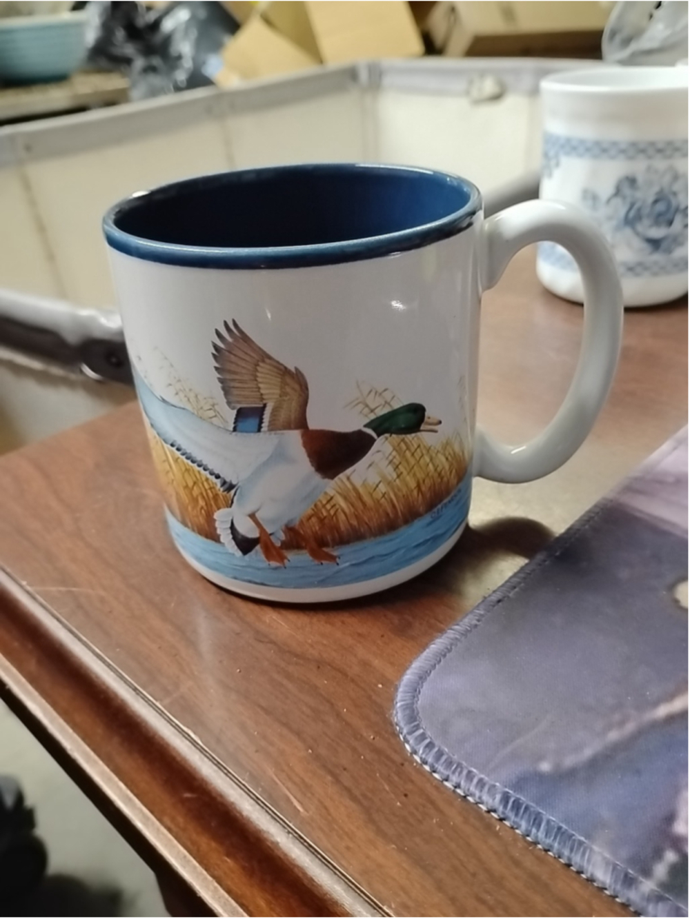 Potpourri Press Mug 1990 white gift Cup, Made In Korea